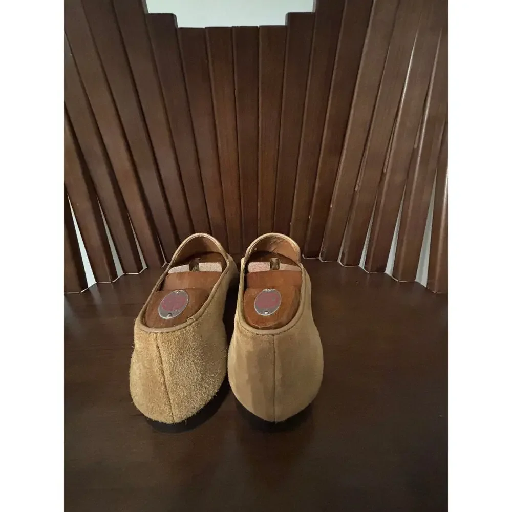Zara Men's Tan Suede Loafers - EU 42 / US 9 Slip-On Shoes